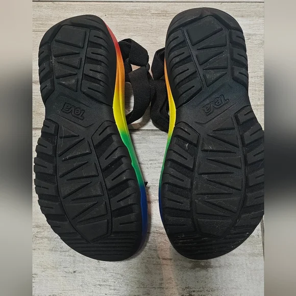 Teva Women's Hurricane XLT2 Ampsole Rainbow Sandals 10 - Picture 5 of 8